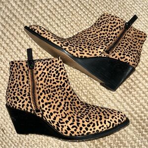 Stylish Leopard Print Ankle Booties